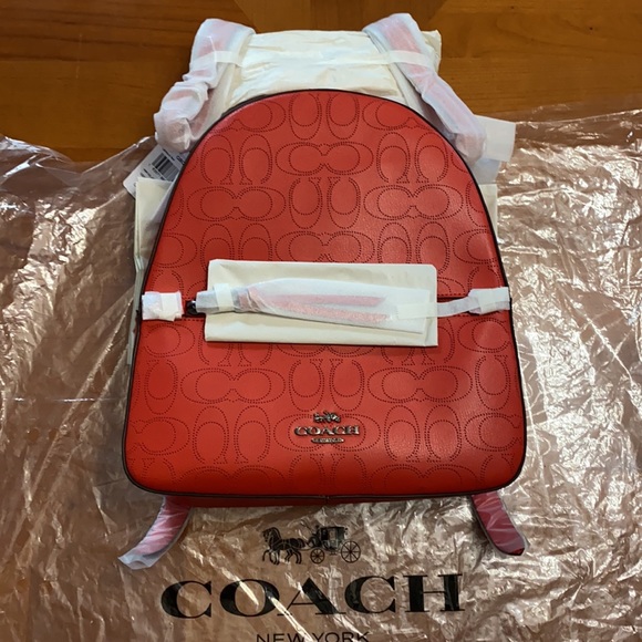 COACH BACKPACK IN SIGNATURE LEATHER - Picture 2 of 8